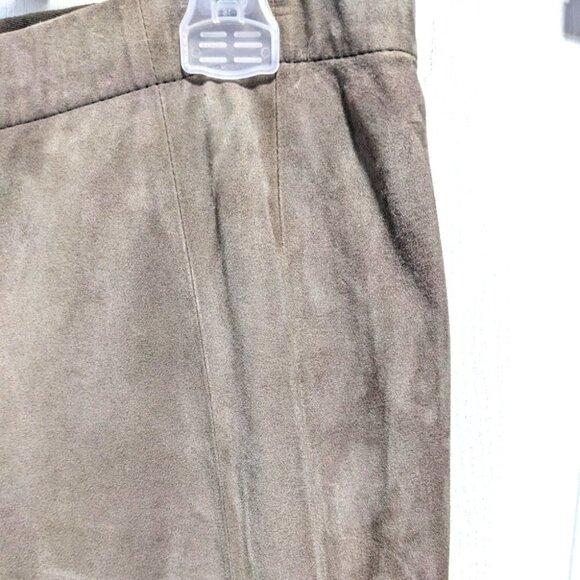 LAFAYETTE 148 | Suede and Ponte Riding Pants in Portobello - Picture 5 of 9